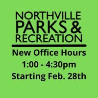 New Office Hours 100 - 430pm Starting Feb. 28th