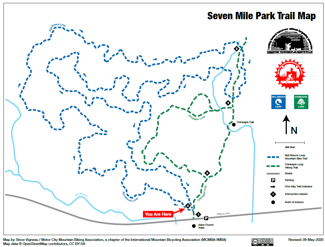 Seven Mile Park Trail Map