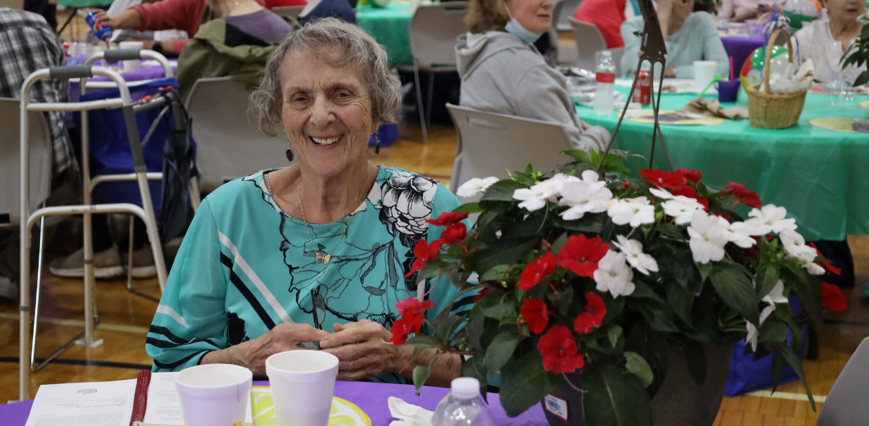 Northville Senior Fest smiling guest